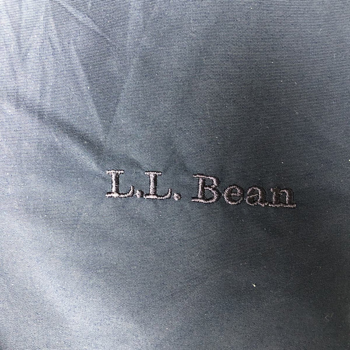 90s-00'S LLBean Men's XL Vintage Padded Puffer Jacket Nylon navy blue type Vintage Second Hand
