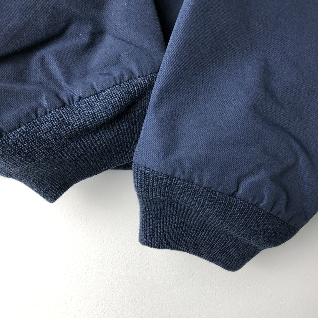 90s-00'S LLBean Men's XL Vintage Padded Puffer Jacket Nylon navy blue type Vintage Second Hand