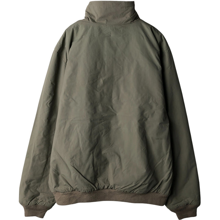 90s-00'S LLBean Vintage Padded Puffer Jacket, Men's Size Medium Nylon Beige type Vintage Second Hand