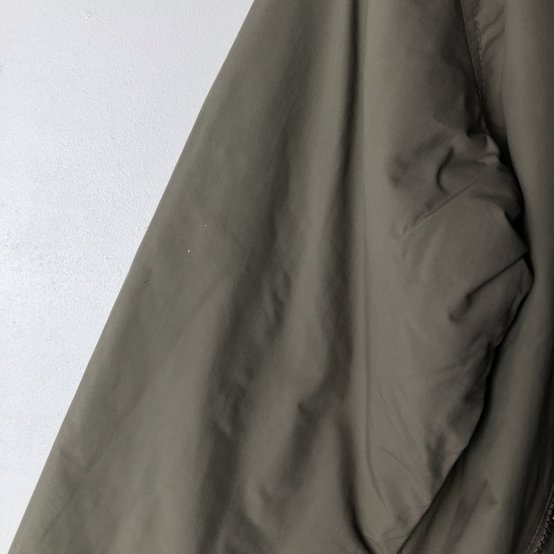 90s-00'S LLBean Vintage Padded Puffer Jacket, Men's Size Medium Nylon Beige type Vintage Second Hand
