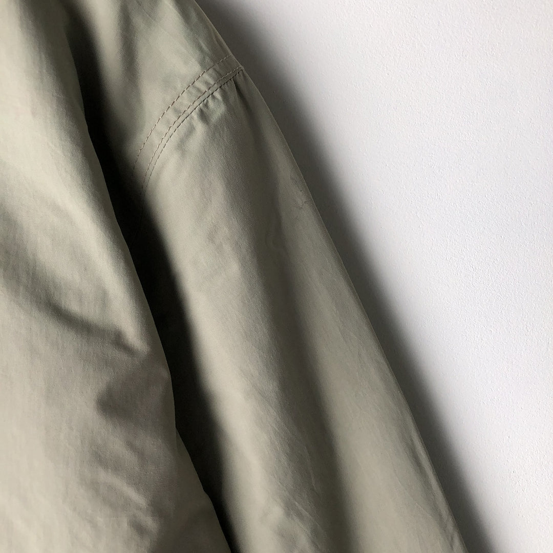 90s-00'S LLBean Vintage Padded Puffer Jacket, Men's Size Medium Nylon Beige type Vintage Second Hand