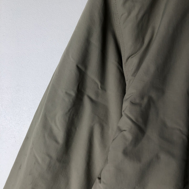 90s-00'S LLBean Vintage Padded Puffer Jacket, Men's Size Medium Nylon Beige type Vintage Second Hand