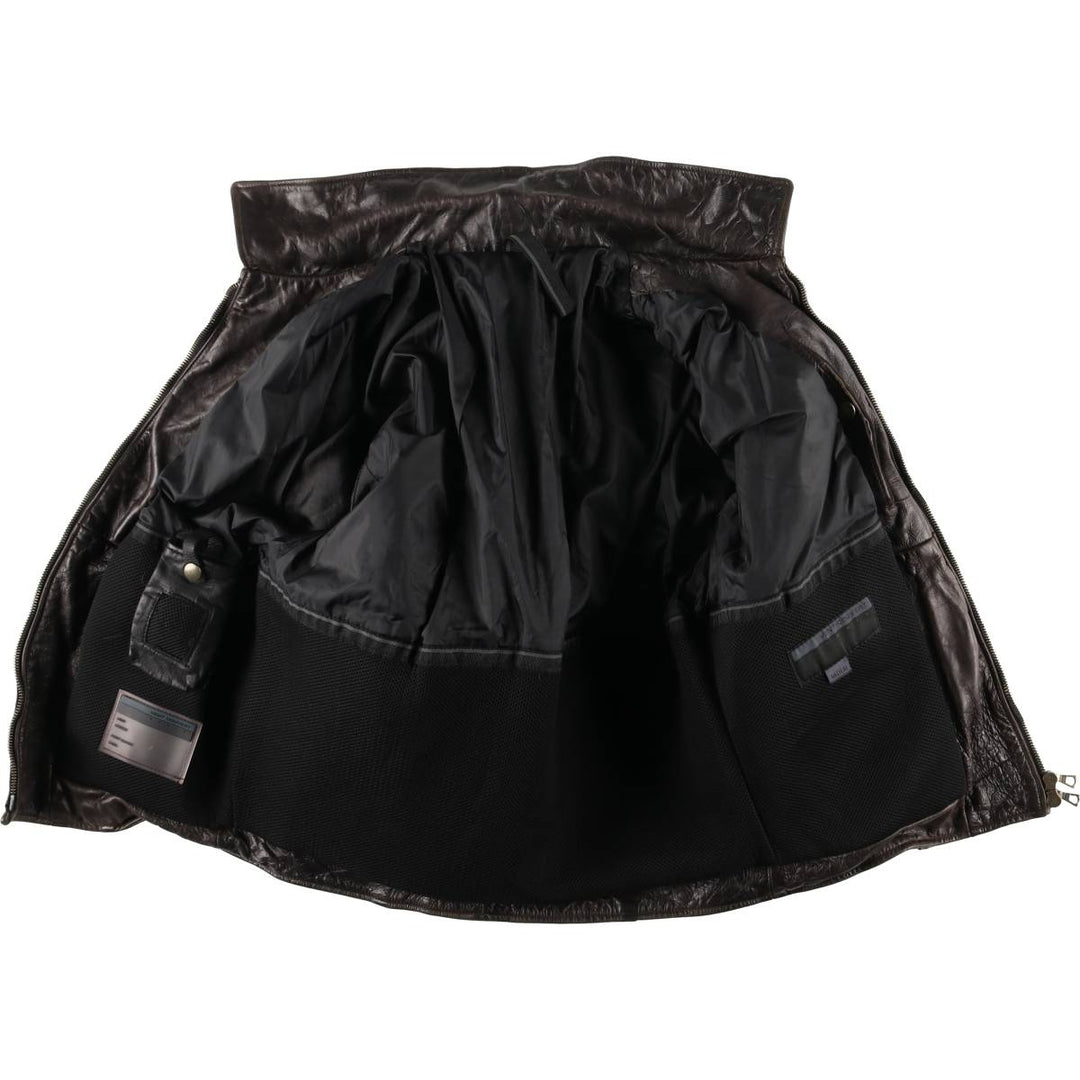 VENT COUVERT Swing Top Leather Blouson, Men's Size M unclear brown type Vintage Second Hand