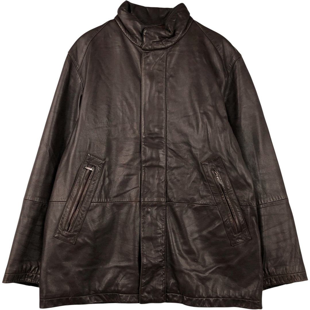 Burberry's BURBERRY LONDON leather jacket, men's size L genuine leather brown type Vintage Second Hand