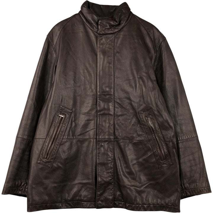 Burberry's BURBERRY LONDON leather jacket, men's size L genuine leather brown type Vintage Second Hand