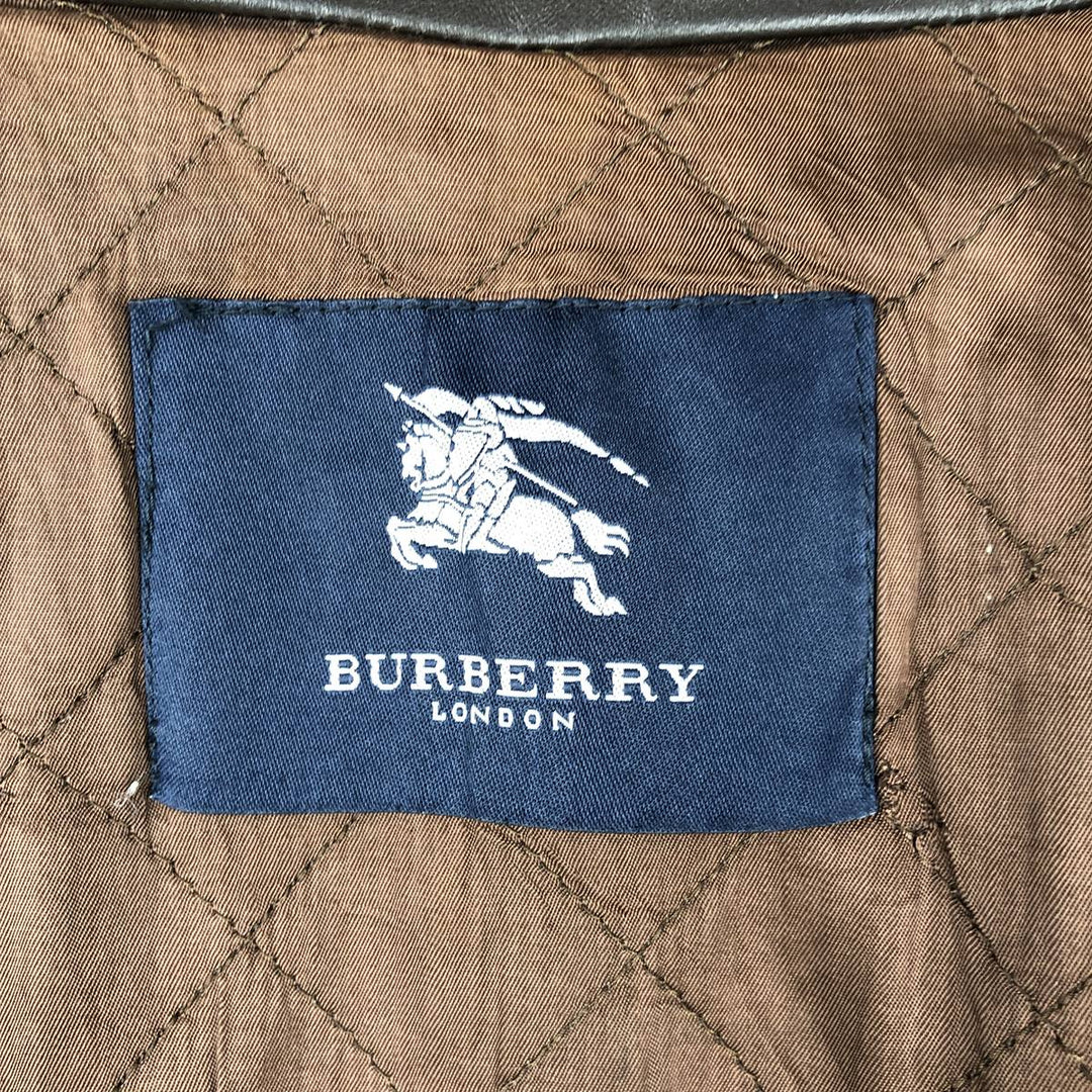 Burberry's BURBERRY LONDON leather jacket, men's size L genuine leather brown type Vintage Second Hand