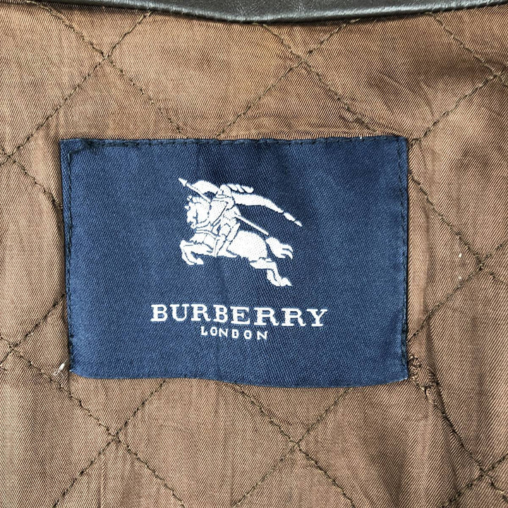 Burberry's BURBERRY LONDON leather jacket, men's size L genuine leather brown type Vintage Second Hand