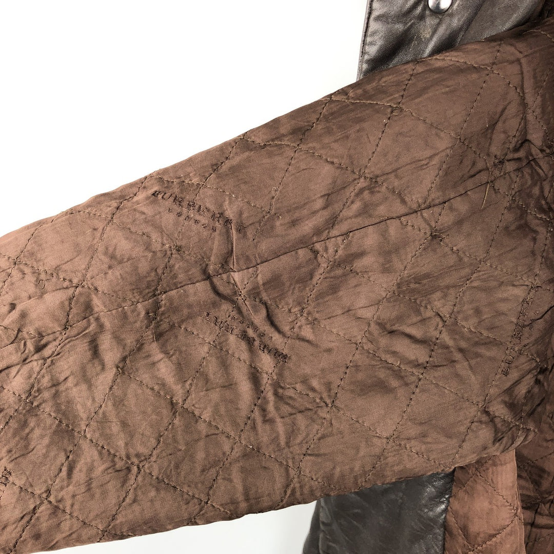 Burberry's BURBERRY LONDON leather jacket, men's size L genuine leather brown type Vintage Second Hand