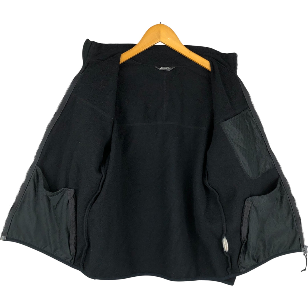 MOUNTAIN EQUIPMENT Fleece Jacket, Women's Size L unclear black type Vintage Second Hand