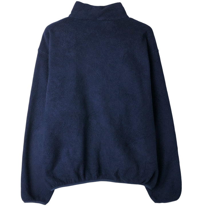 Vintage LLBean Half-Zip Fleece Pullover from the 80s-90s, Men's XL unclear navy blue type Vintage Second Hand