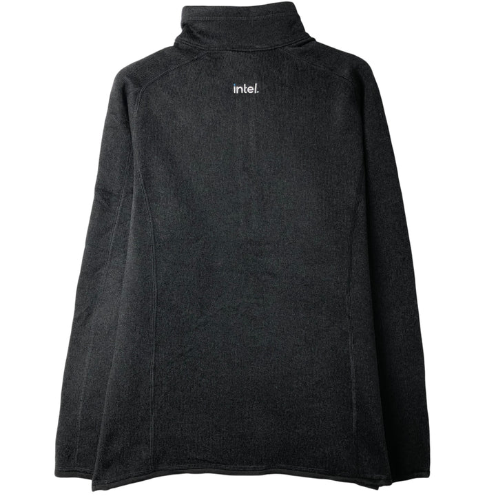 Patagonia Better Sweater Pullover 25618FA21 Half-Zip Intel Fleece Pullover, Women's XL recycled polyester black type Vintage Second Hand