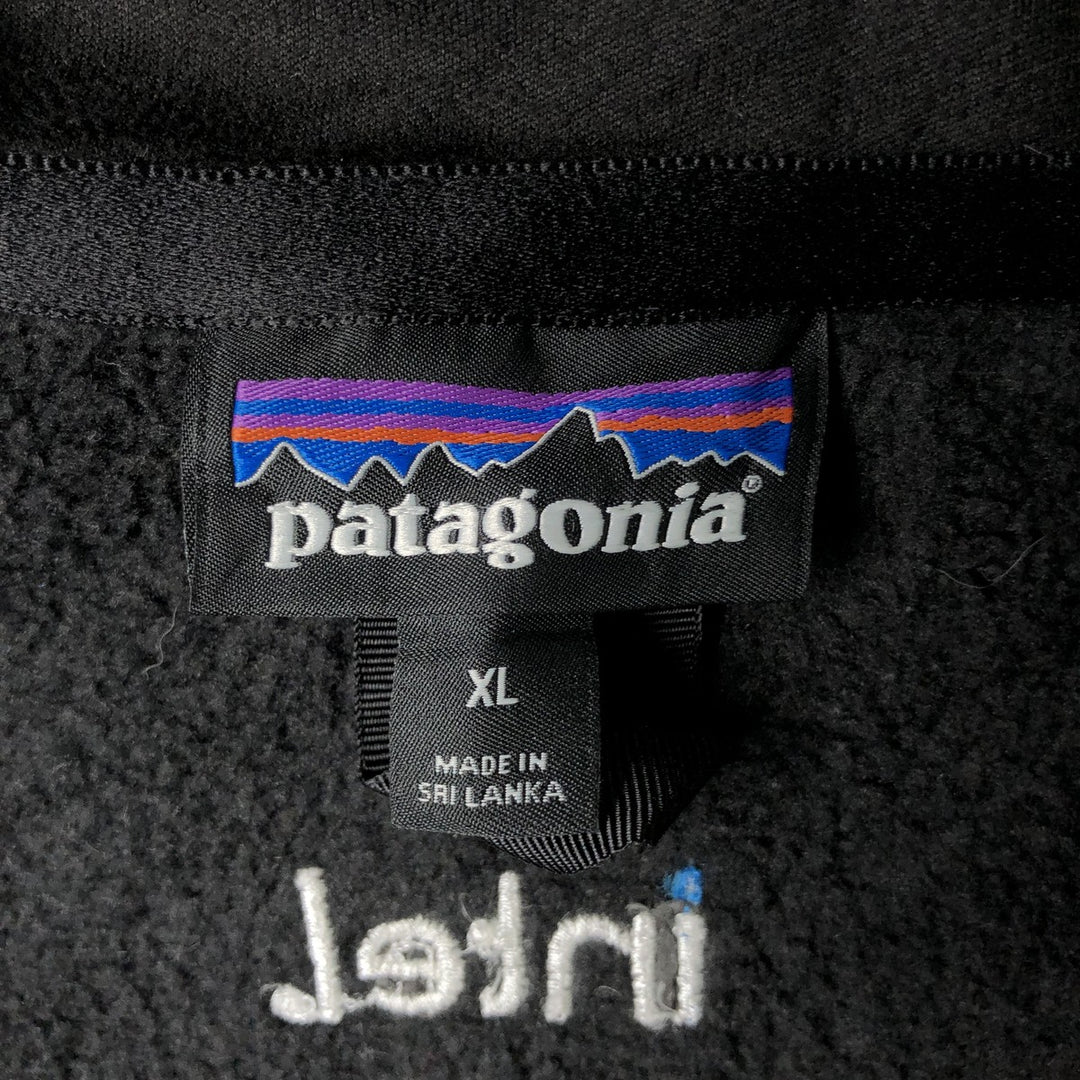 Patagonia Better Sweater Pullover 25618FA21 Half-Zip Intel Fleece Pullover, Women's XL recycled polyester black type Vintage Second Hand