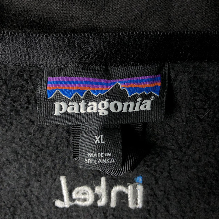 Patagonia Better Sweater Pullover 25618FA21 Half-Zip Intel Fleece Pullover, Women's XL recycled polyester black type Vintage Second Hand
