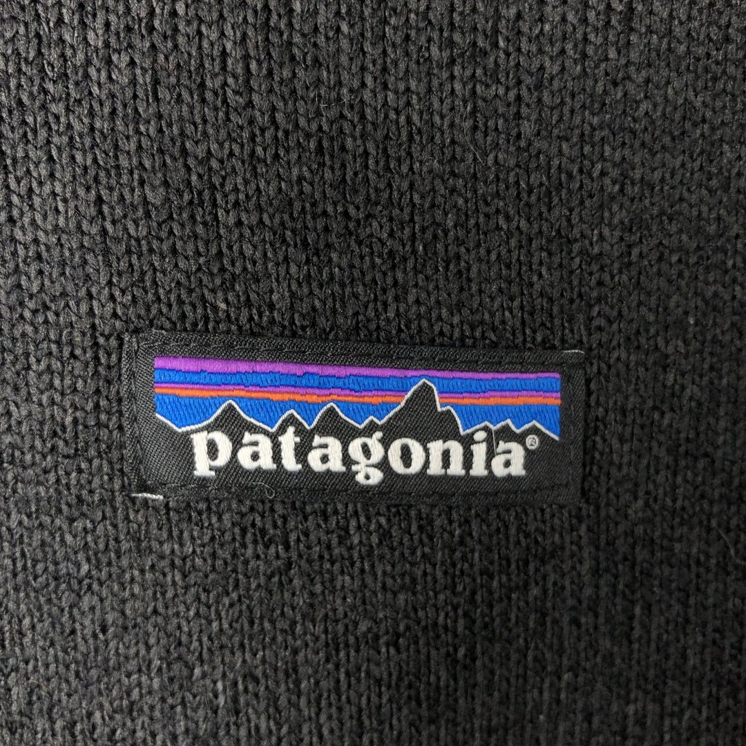 Patagonia Better Sweater Pullover 25618FA21 Half-Zip Intel Fleece Pullover, Women's XL recycled polyester black type Vintage Second Hand