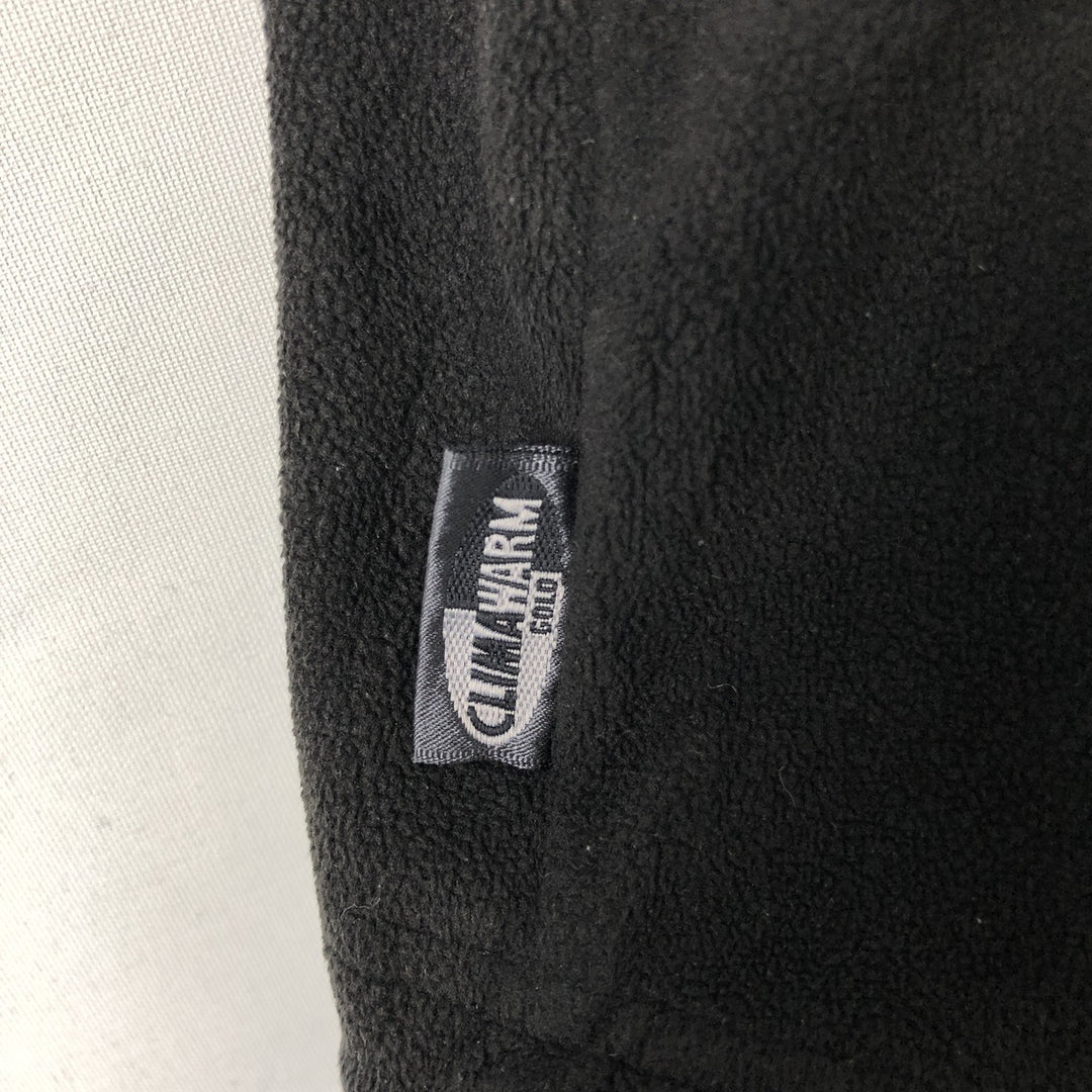 Vintage 90'S adidas CLIMAWARM half-zip fleece pullover, men's size small polyester black type Vintage Second Hand