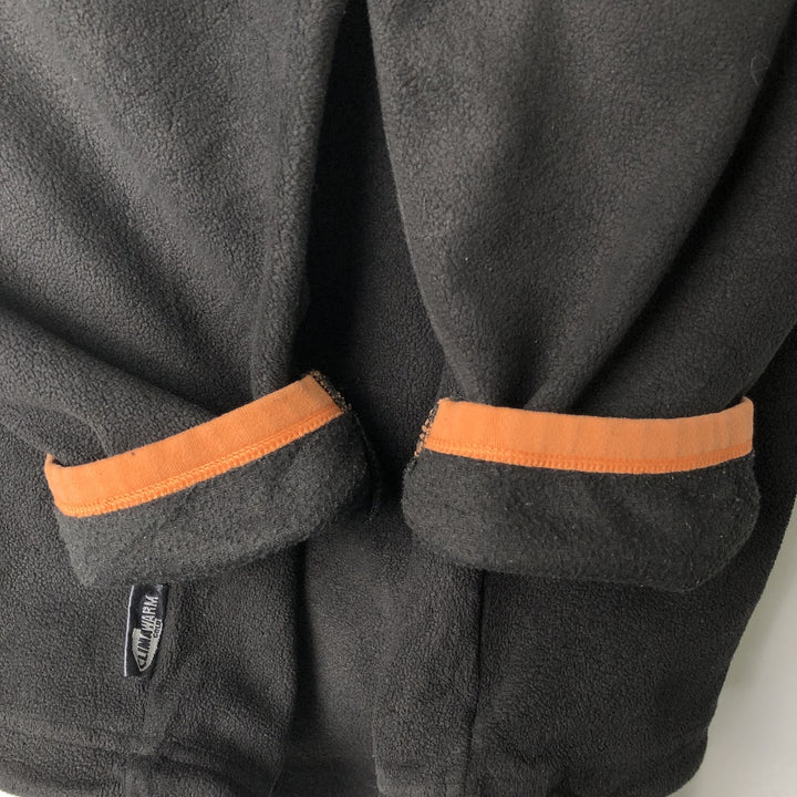 Vintage 90'S adidas CLIMAWARM half-zip fleece pullover, men's size small polyester black type Vintage Second Hand