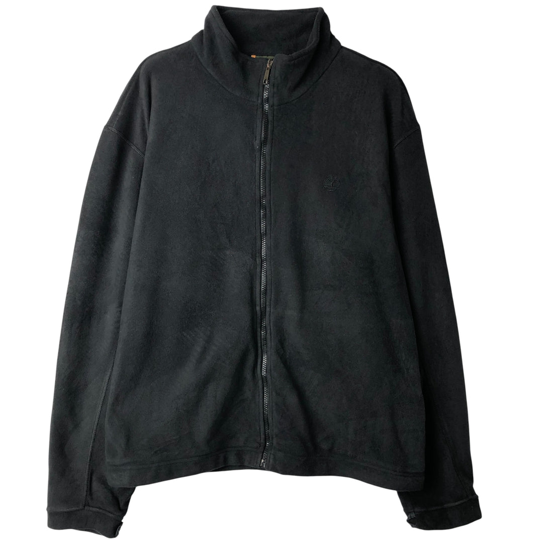 Vintage 90s-00'S Timberland fleece jacket, men's size L polyester black type Vintage Second Hand