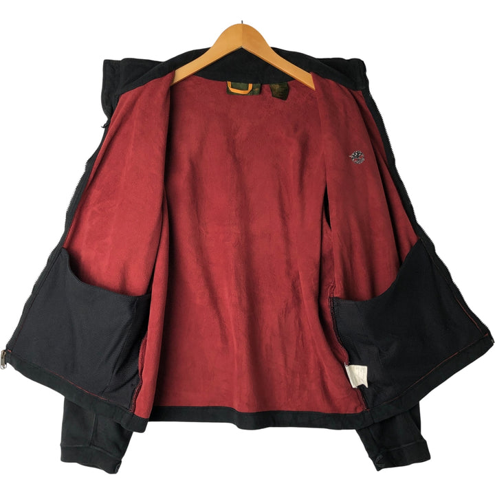 Vintage 90s-00'S Timberland fleece jacket, men's size L polyester black type Vintage Second Hand