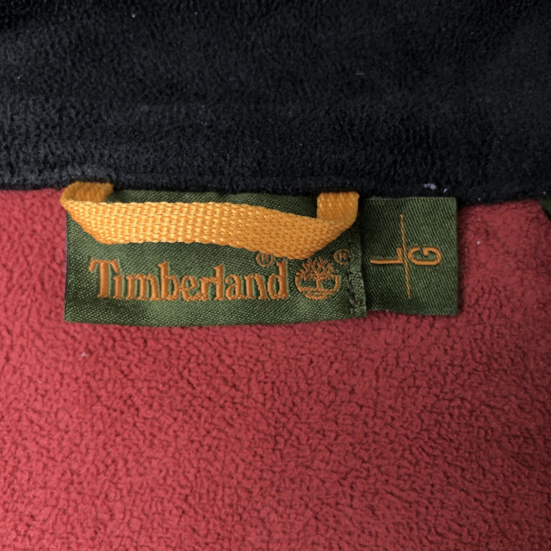 Vintage 90s-00'S Timberland fleece jacket, men's size L polyester black type Vintage Second Hand