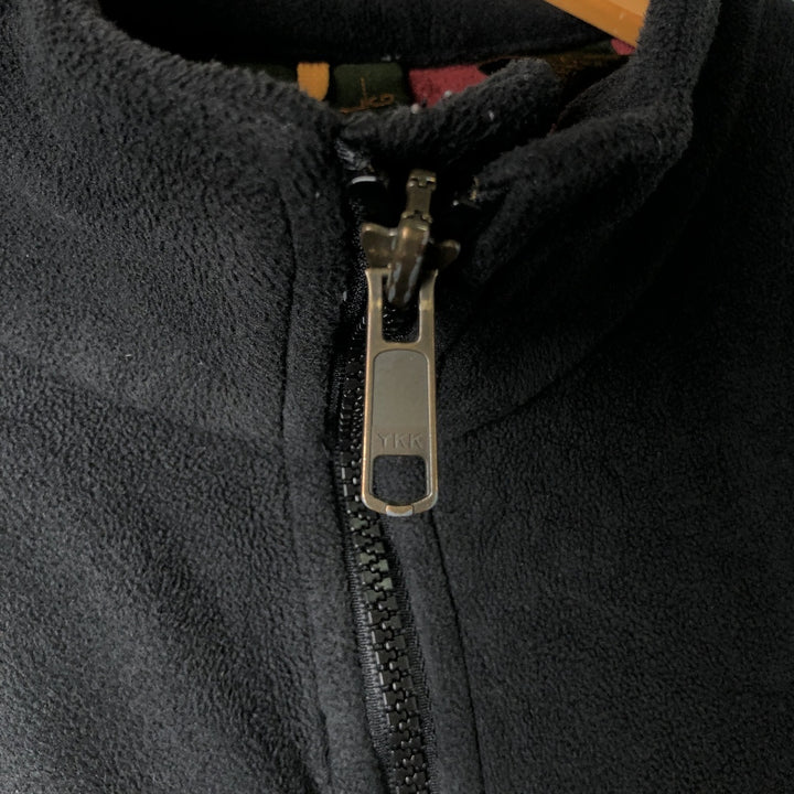 Vintage 90s-00'S Timberland fleece jacket, men's size L polyester black type Vintage Second Hand