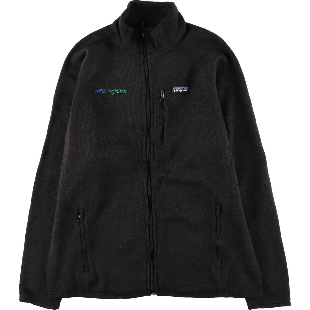Patagonia Better Sweater Jacket 25527SP18 Fleece Jacket, Men's XL polyester black type Vintage Second Hand