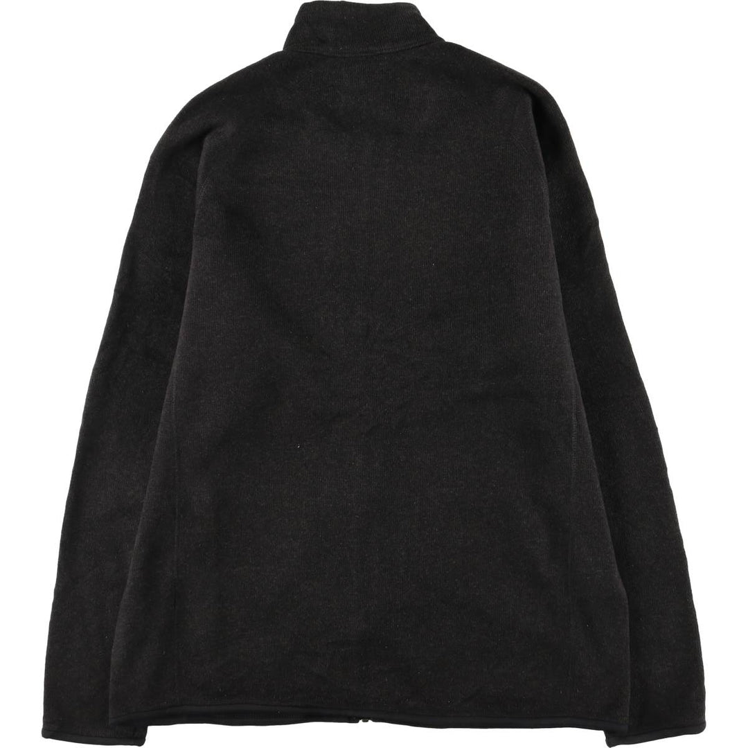 Patagonia Better Sweater Jacket 25527SP18 Fleece Jacket, Men's XL polyester black type Vintage Second Hand