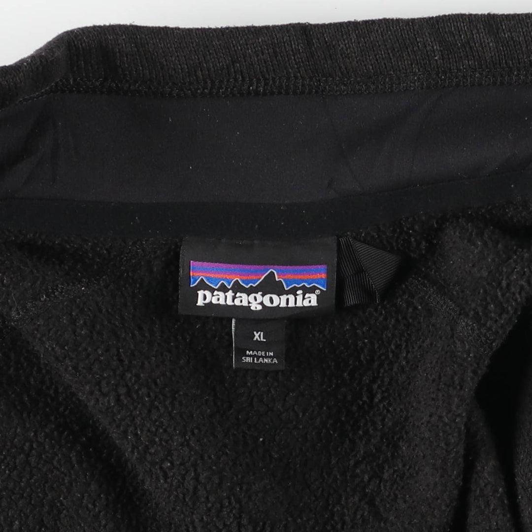 Patagonia Better Sweater Jacket 25527SP18 Fleece Jacket, Men's XL polyester black type Vintage Second Hand