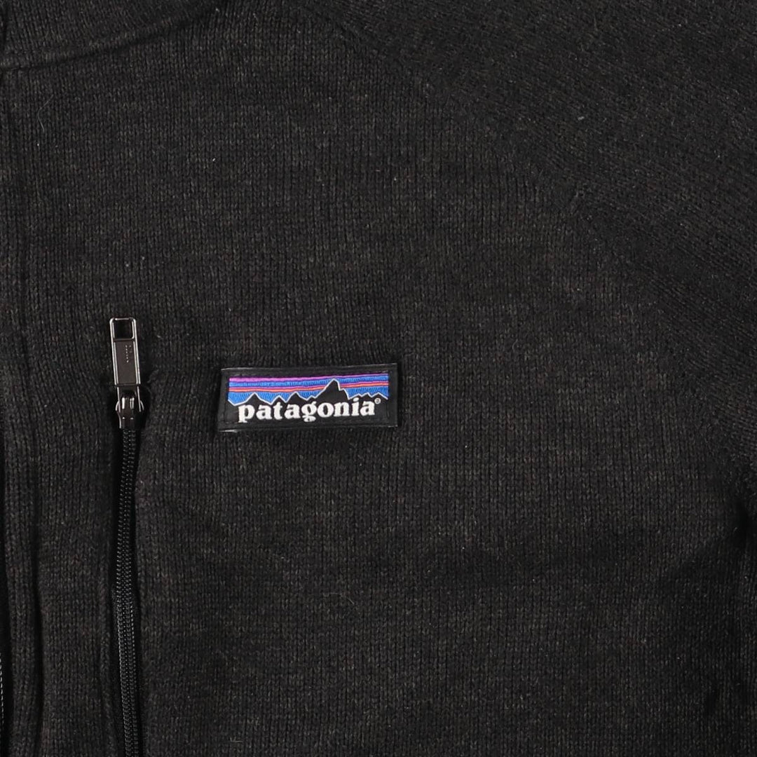 Patagonia Better Sweater Jacket 25527SP18 Fleece Jacket, Men's XL polyester black type Vintage Second Hand