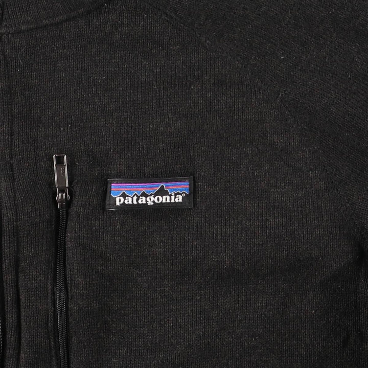 Patagonia Better Sweater Jacket 25527SP18 Fleece Jacket, Men's XL polyester black type Vintage Second Hand