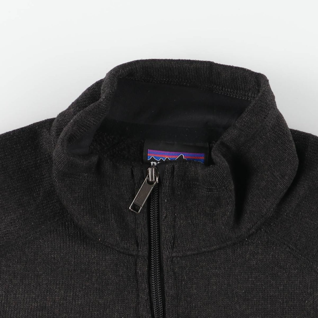 Patagonia Better Sweater Jacket 25527SP18 Fleece Jacket, Men's XL polyester black type Vintage Second Hand