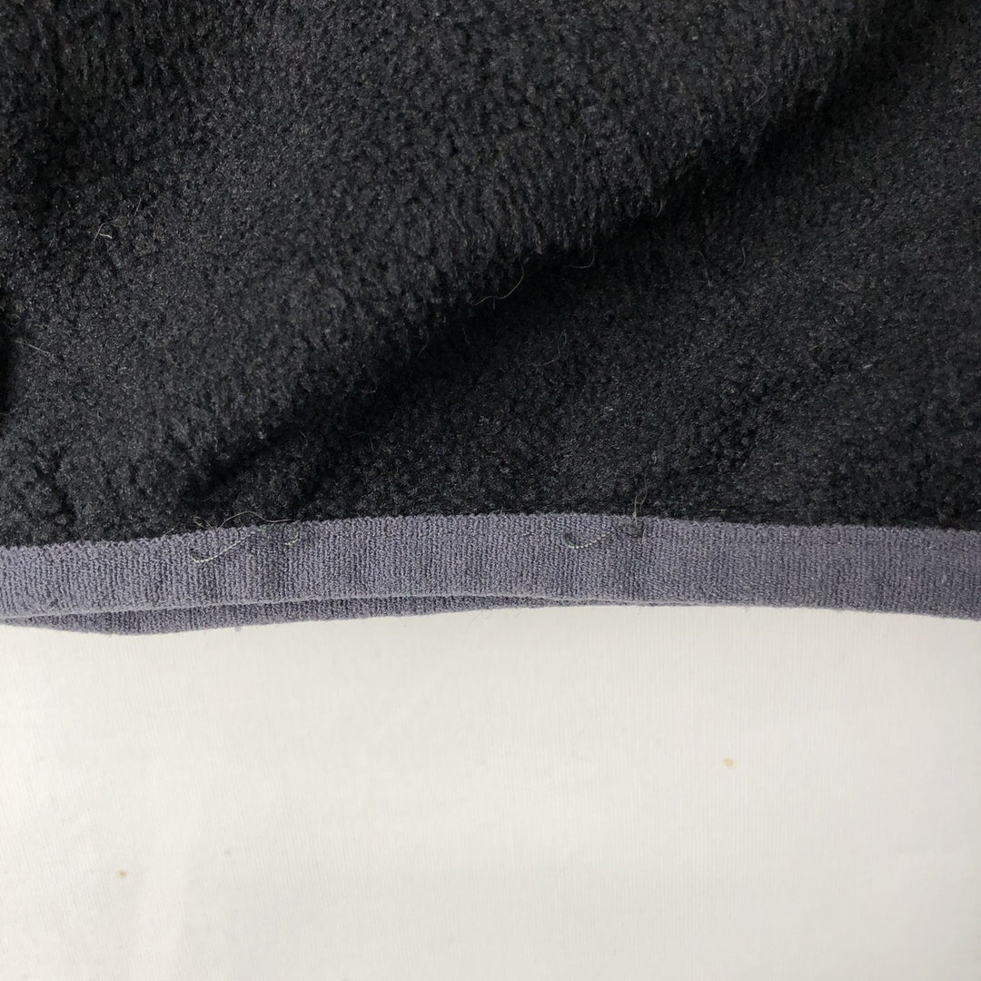 Patagonia Lightweight Synchilla Snap-T 25455FA16 Half-Snap Fleece Pullover (Women's Size M) polyester black type Vintage Second Hand