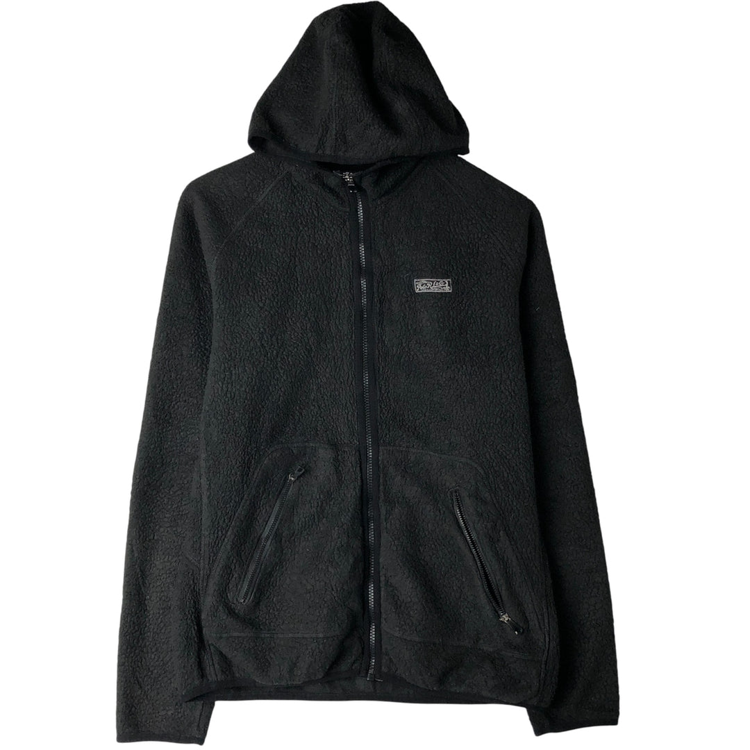 Ralph Lauren POLO RALPH LAUREN PERFORMANCE fleece full-zip hoodie, men's size M unclear black type Vintage Second Hand