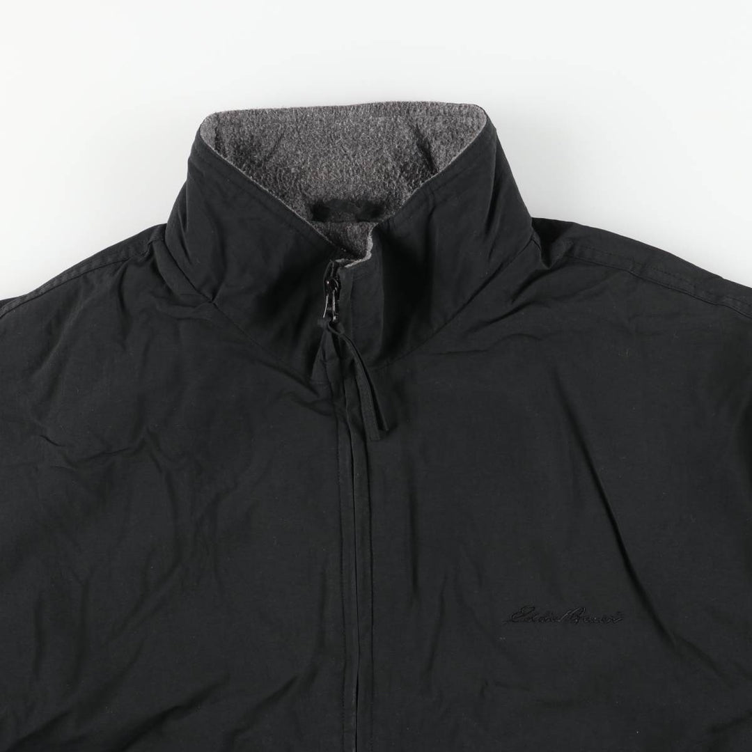 2000'S Eddie Bauer padded puffer jacket, men's size L Nylon black type Vintage Second Hand