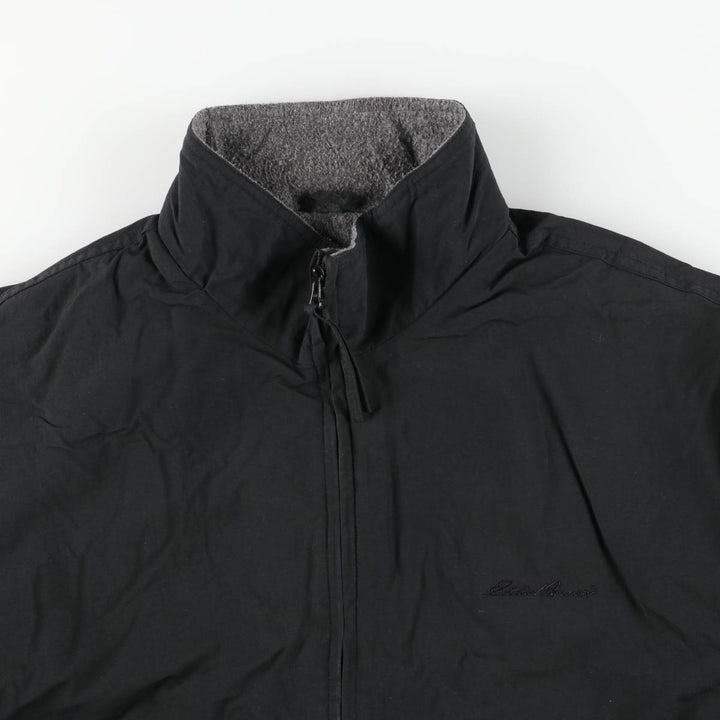 2000'S Eddie Bauer padded puffer jacket, men's size L Nylon black type Vintage Second Hand