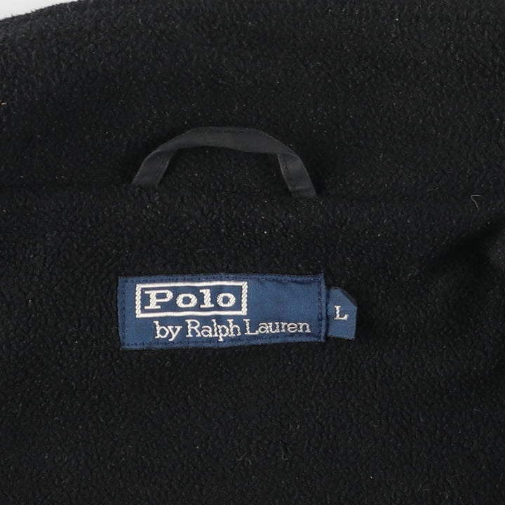 Ralph Lauren POLO by Ralph Lauren windbreaker, men's size L polyester black type Vintage Second Hand