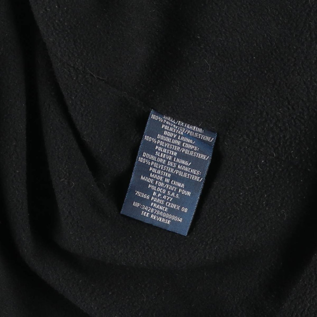 Ralph Lauren POLO by Ralph Lauren windbreaker, men's size L polyester black type Vintage Second Hand