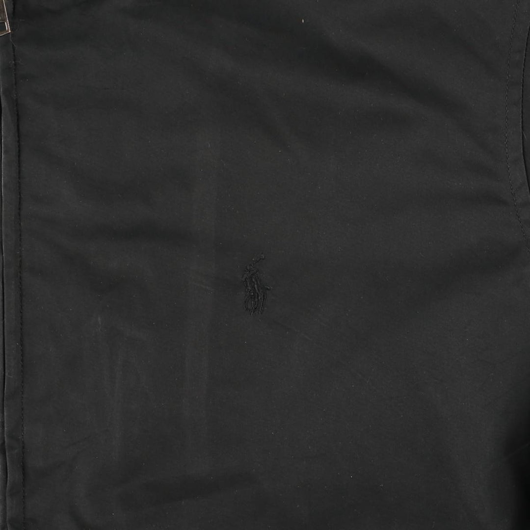 Ralph Lauren POLO by Ralph Lauren windbreaker, men's size L polyester black type Vintage Second Hand
