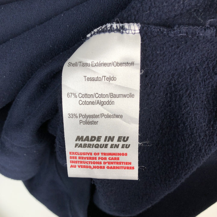 90s-00'S Puma Sweatshirt with One-Point Logo, Men's Size XL (Equivalent), Vintage cotton navy blue type Vintage Second Hand