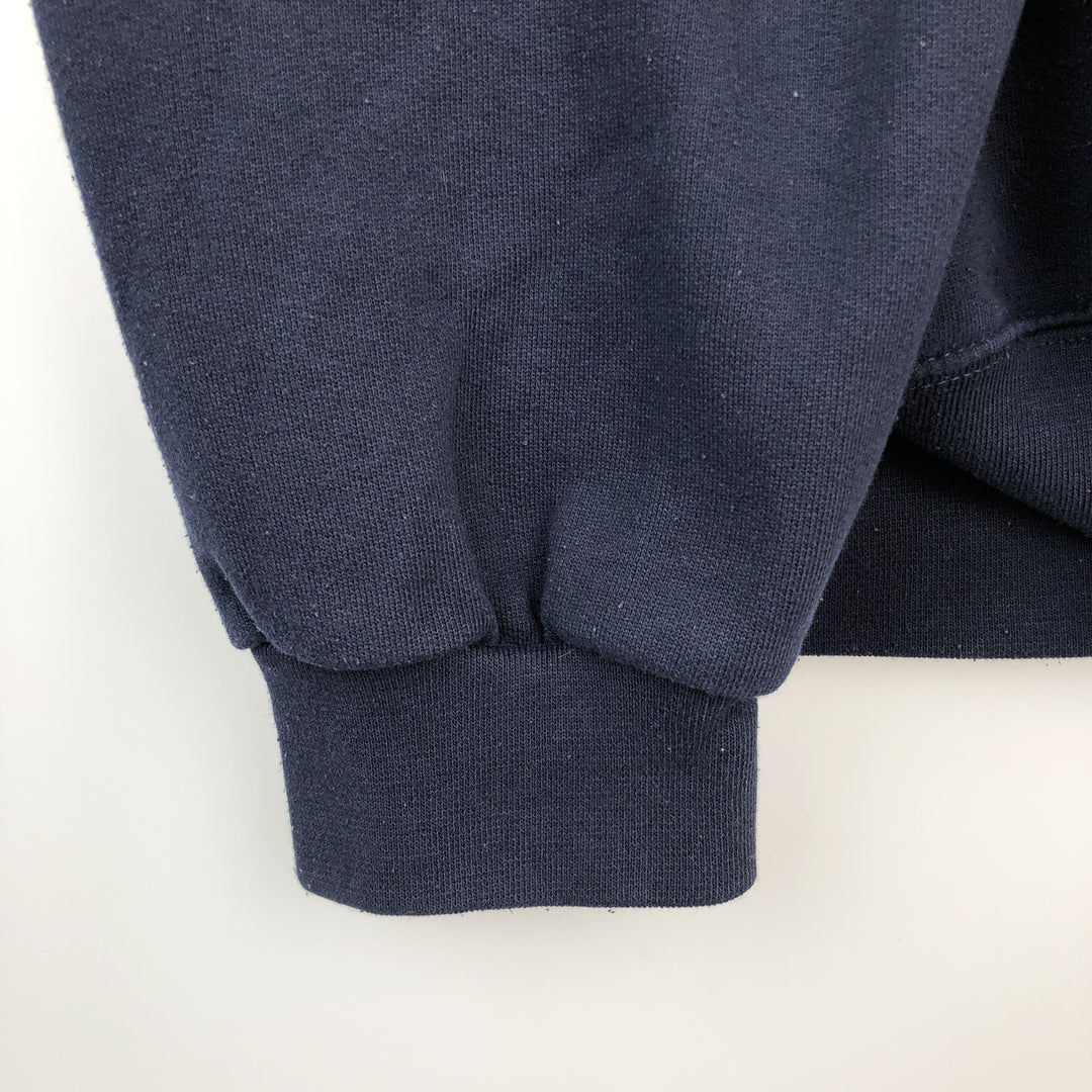 90s-00'S Puma Sweatshirt with One-Point Logo, Men's Size XL (Equivalent), Vintage cotton navy blue type Vintage Second Hand