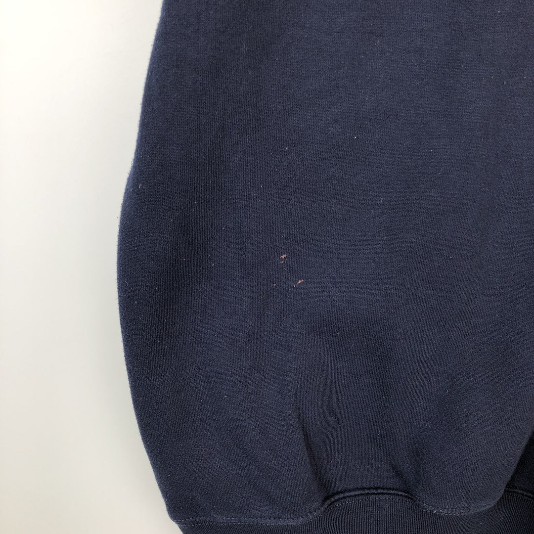 90s-00'S Puma Sweatshirt with One-Point Logo, Men's Size XL (Equivalent), Vintage cotton navy blue type Vintage Second Hand