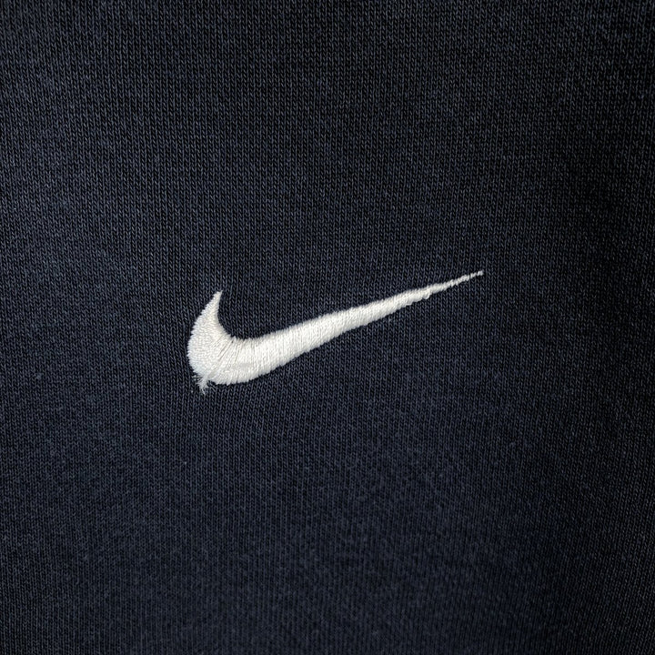 Nike One Point Logo Sweatshirt, Trainer, Men's M Size cotton navy blue type Vintage Second Hand