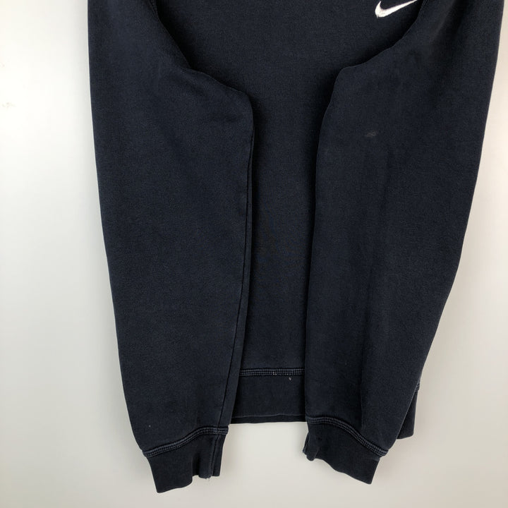 Nike One Point Logo Sweatshirt, Trainer, Men's M Size cotton navy blue type Vintage Second Hand
