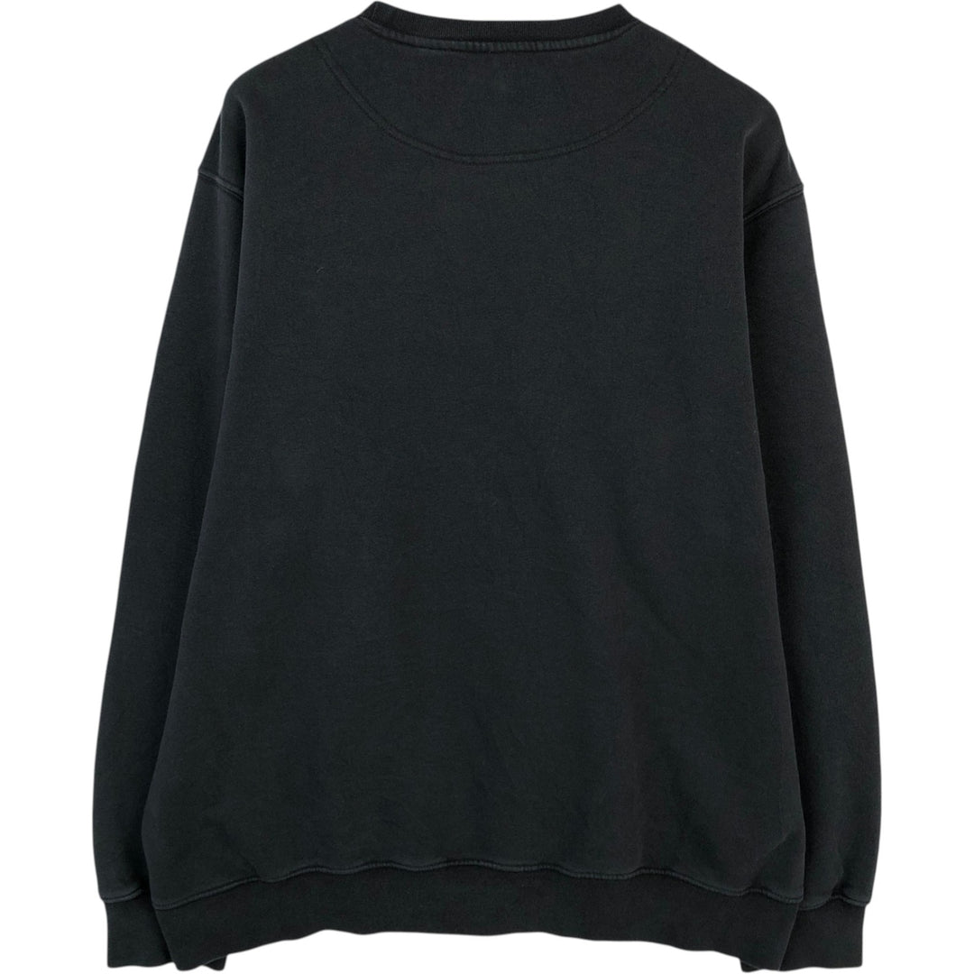 90s~00'S PUMA logo sweatshirt, men's XL size, vintage unclear black type Vintage Second Hand
