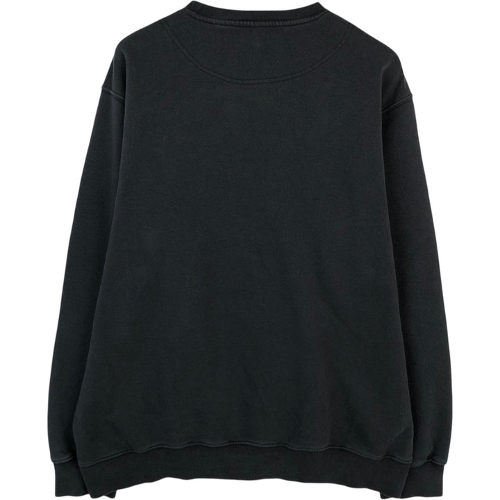 90s~00'S PUMA logo sweatshirt, men's XL size, vintage unclear black type Vintage Second Hand