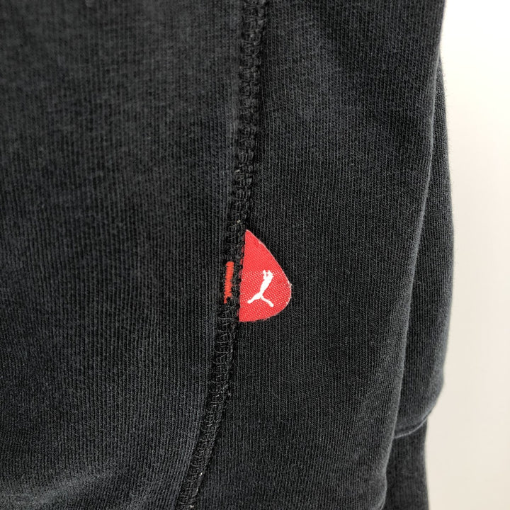 90s~00'S PUMA logo sweatshirt, men's XL size, vintage unclear black type Vintage Second Hand