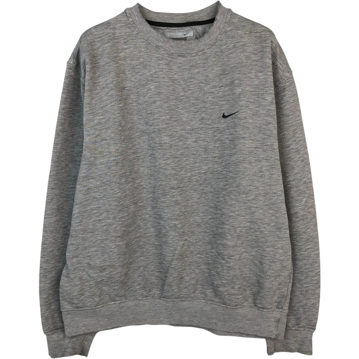 00'S Nike One Point Logo Sweatshirt Trainer Men's L size cotton gray type Vintage Second Hand