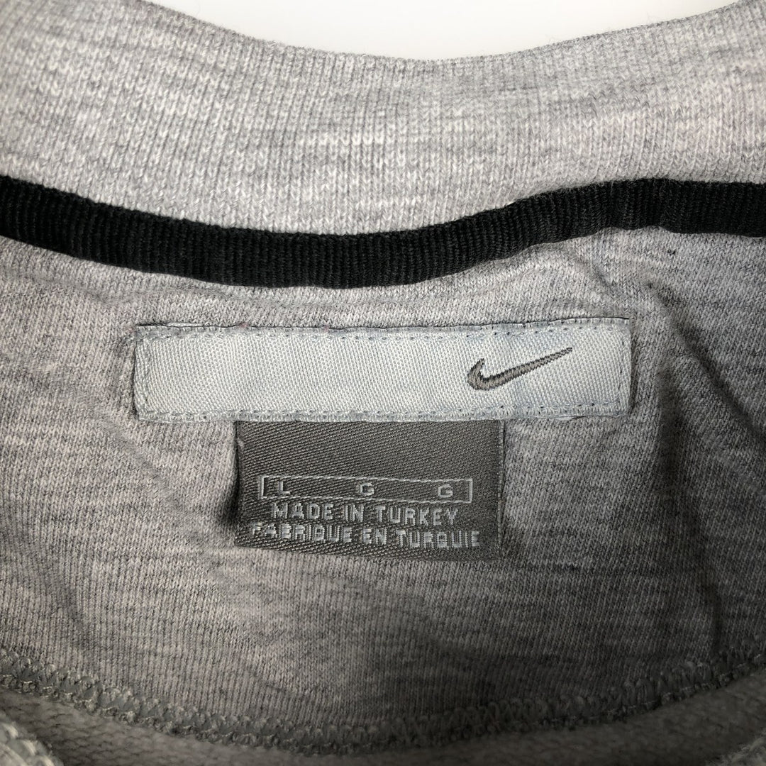 00'S Nike One Point Logo Sweatshirt Trainer Men's L size cotton gray type Vintage Second Hand