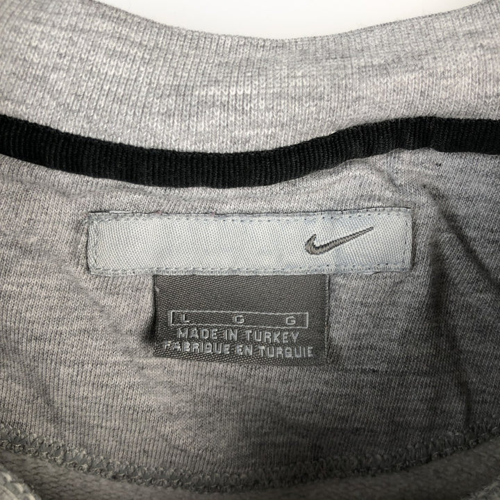 00'S Nike One Point Logo Sweatshirt Trainer Men's L size cotton gray type Vintage Second Hand