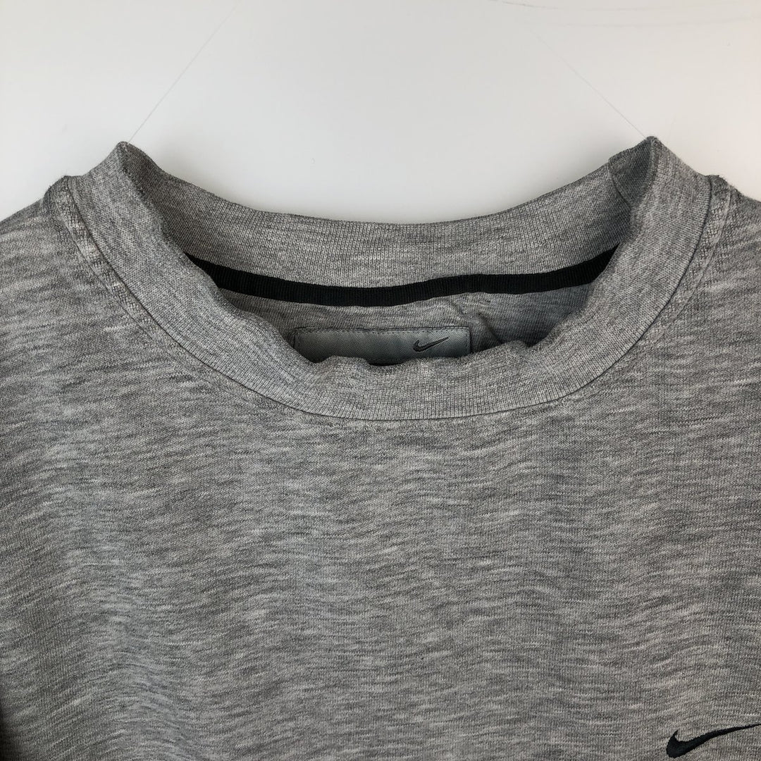 00'S Nike One Point Logo Sweatshirt Trainer Men's L size cotton gray type Vintage Second Hand
