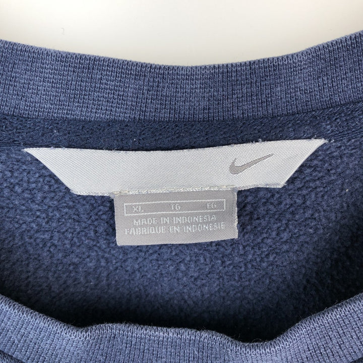 00'S Nike One Point Logo Sweatshirt Trainer Men's XL cotton navy blue type Vintage Second Hand